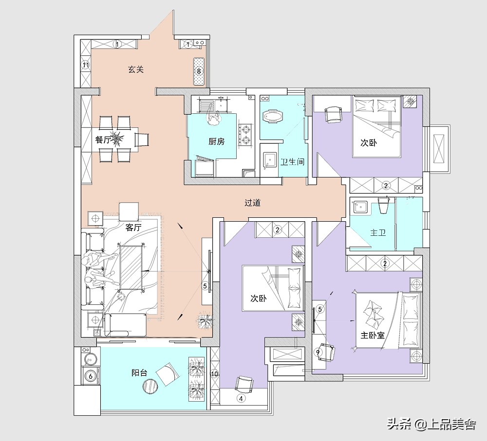 这对长沙夫妻124平米新房，太美太实用了，觉得我家200平米不香了