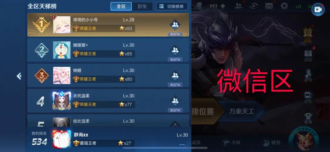 王者荣耀微信区和qq区的实力差距,王者荣耀qq区跟微信区哪个水平高