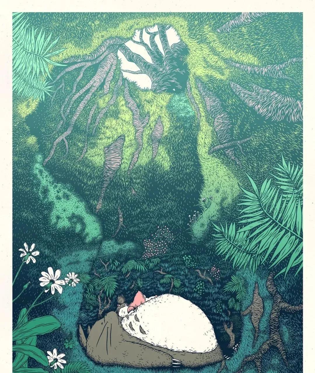 全球50位艺术家致敬宫崎骏作品