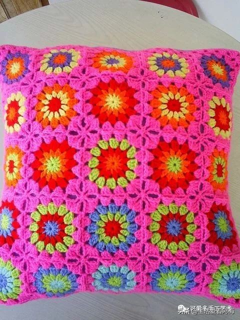 独一无二的抱枕套钩织教程,枕头套毛线钩织教程视频