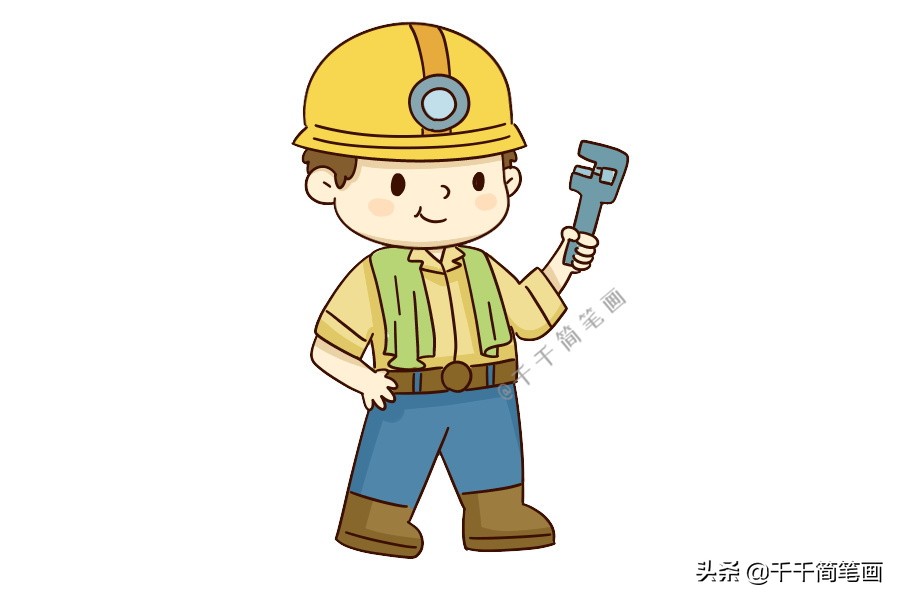 教你画Q版人物,画画手抄报中的q版人物简单教程