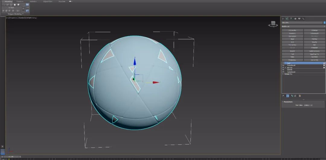 3dmax足球建模,建模足球