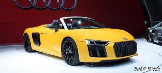2017款奥迪r8spyder炸街,全新奥迪r8spyder静态实拍