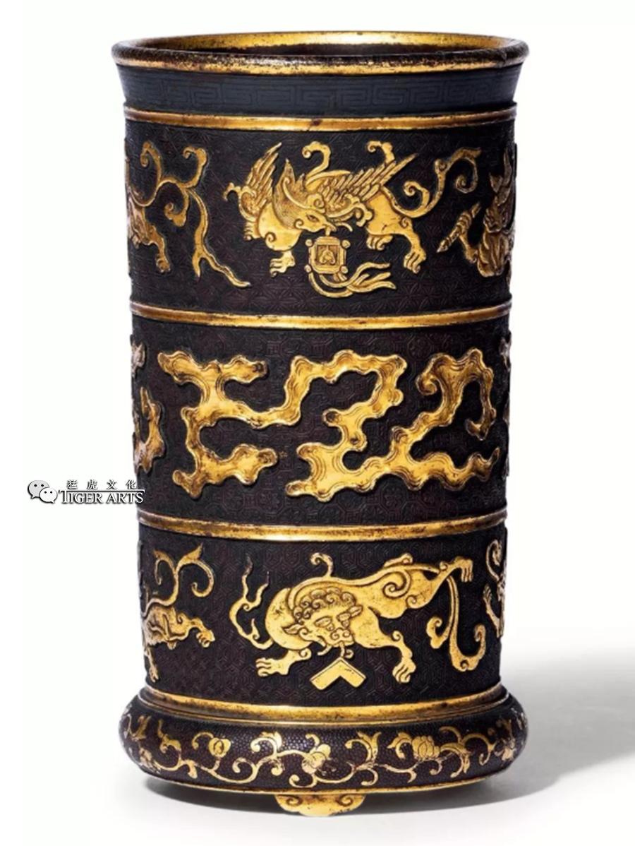 笔筒文艺中式,笔筒竹子论语