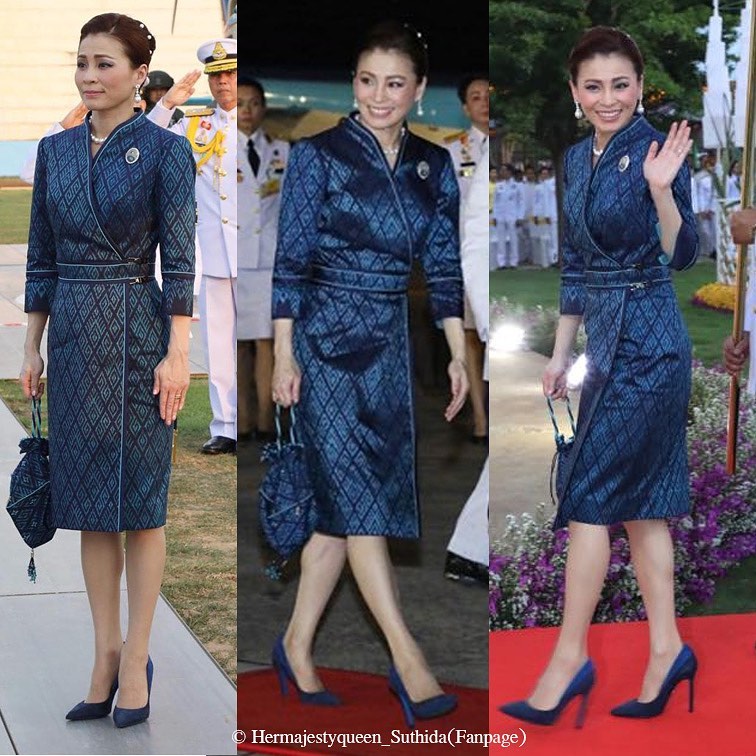 苏提达泰国服装,苏提达打扮泰王