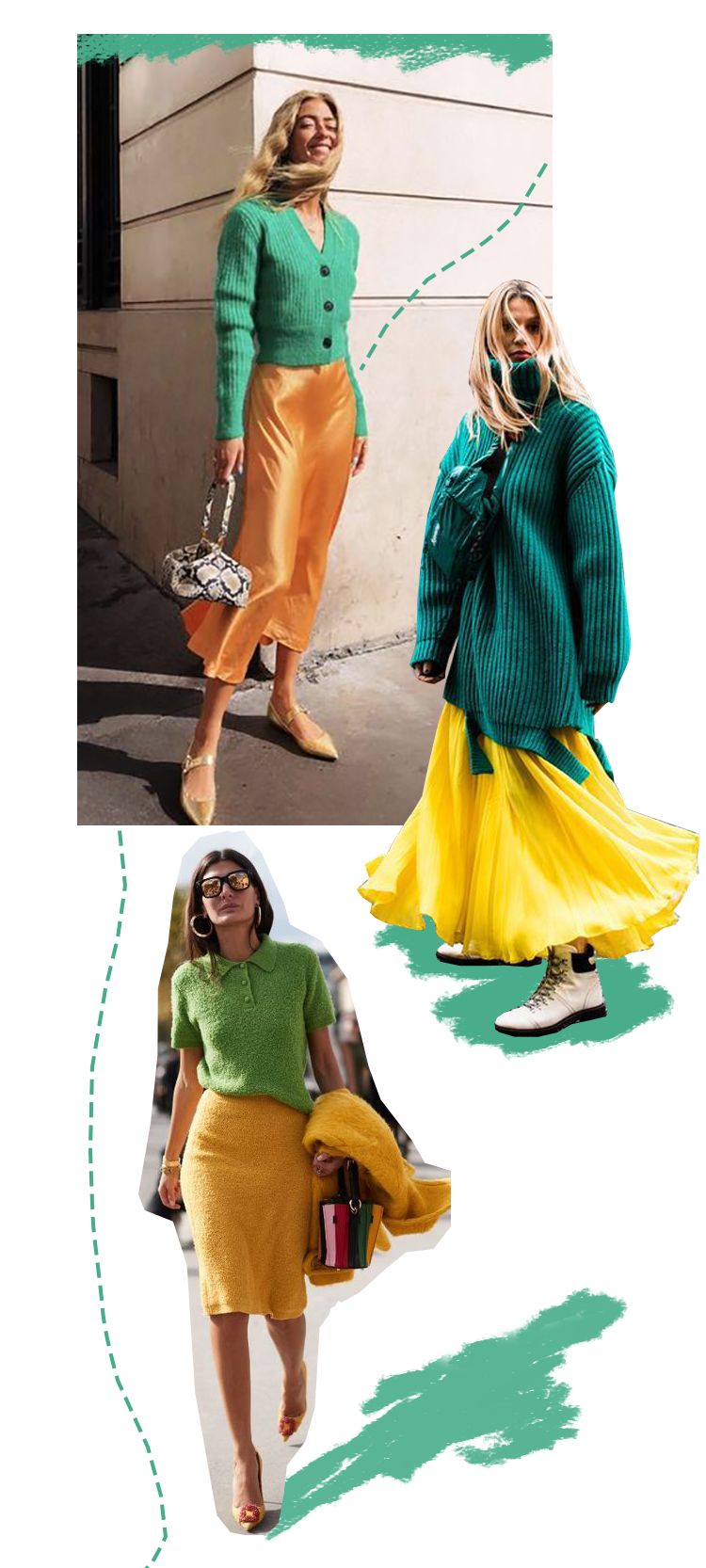 绿色怎么穿更优雅,第一次发现绿色可以穿得这么迷人