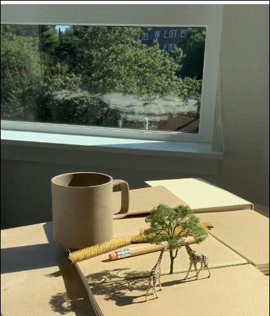 迷你版办公桌,森系书桌迷你世界