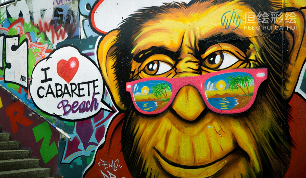 涂鸦墙绘艺术照,简单的涂鸦墙绘