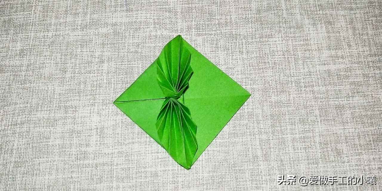 小清新树叶书签折纸，世界读书日专属教程，送给爱阅读的你