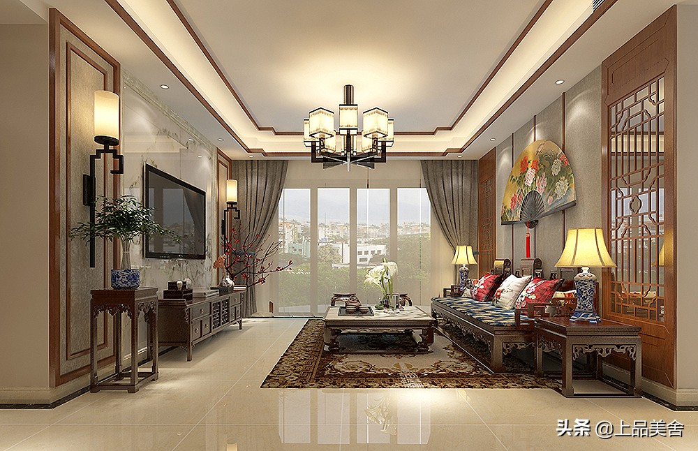 中式风格挂画客厅现代简约高档,2020最火的客厅挂画中式风格