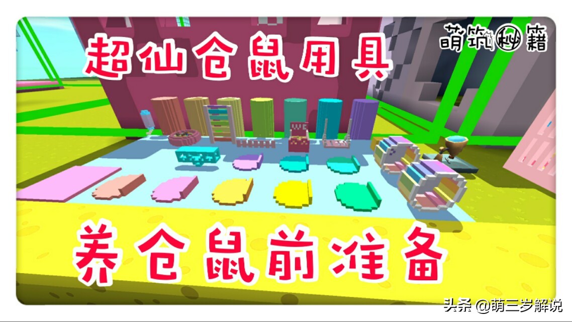 迷你世界宠物手册：养仓鼠前的全面准备，超仙气仓鼠用品