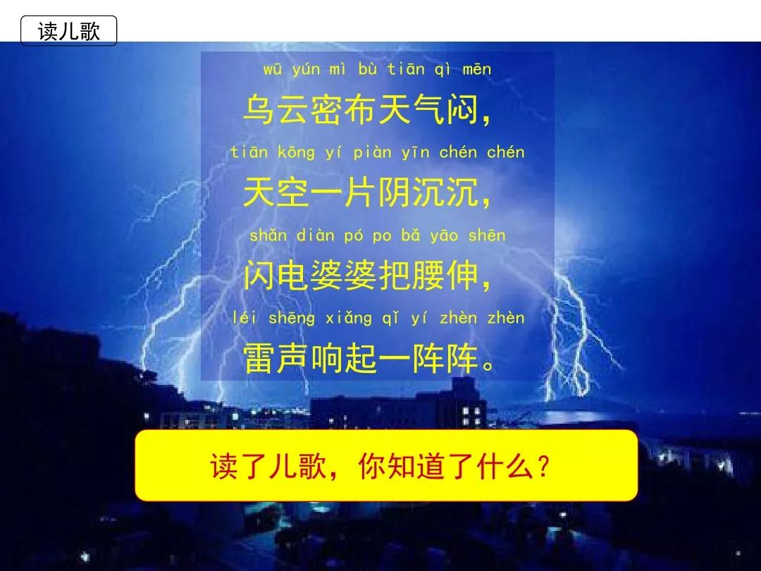 一年级下册14课要下雨了教材分析,部编版一年级下册14要下雨了教案