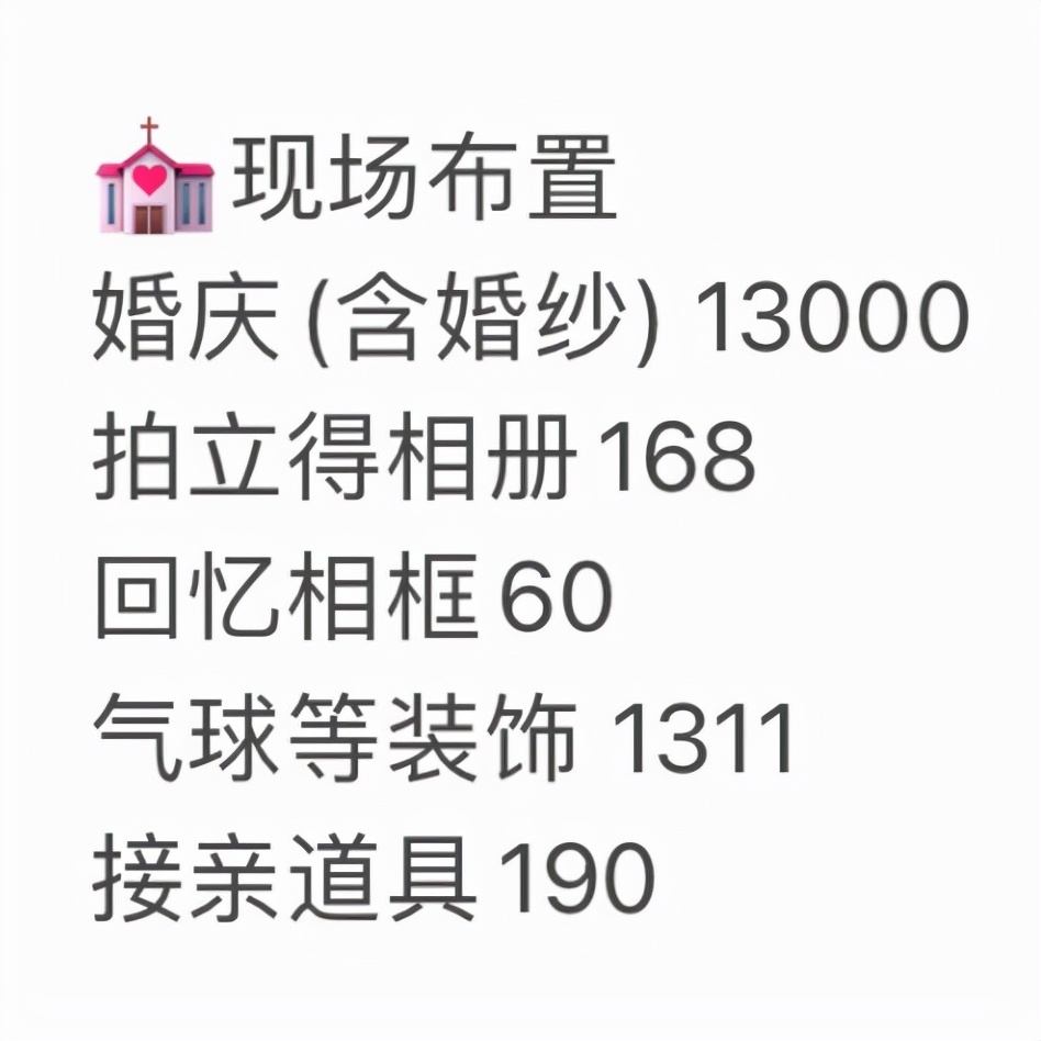 北京办一场婚礼大概多少钱,县城办一场婚礼大概多少钱