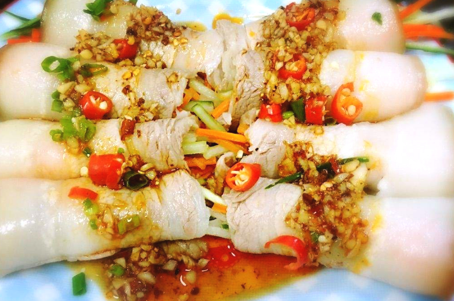 蒜泥白肉川菜经典,川菜十大名菜蒜泥白肉