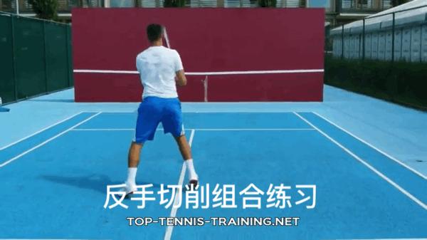 网球练习单人打墙,疫情期间想打球