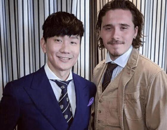 贝克汉姆长子近照曝光,贝克汉姆大儿子年轻帅照