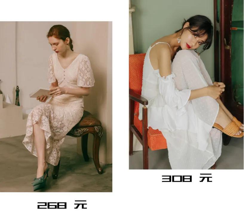 50条夏日连衣裙超美,pinkmoon夏日碎花连衣裙