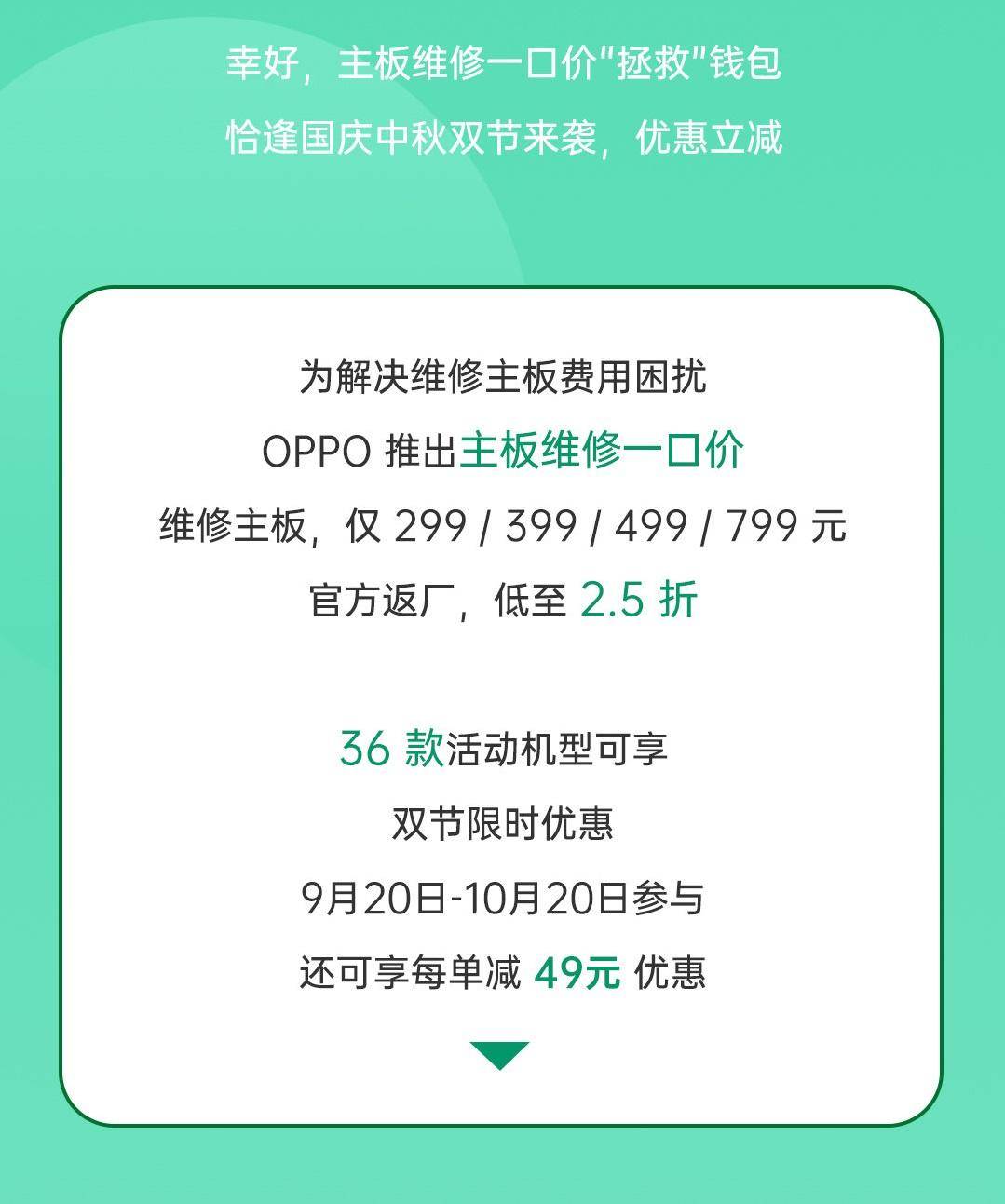 oppo手机有哪些免费售后服务,oppo手机维修率高不