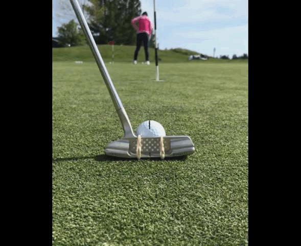 推杆除了在果岭上练还可以在哪练,推杆也练出来了