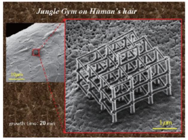 头发丝上可以画什么,头发丝上刻晶体管