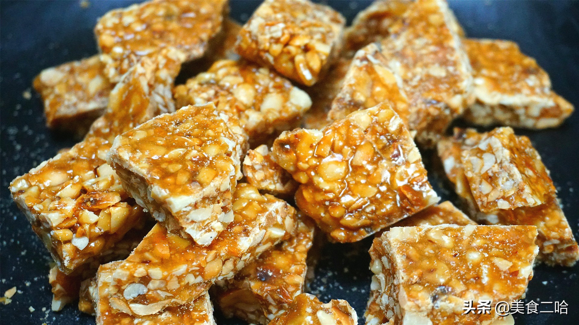 过年吃的手工花生糖,春节必备零食糖