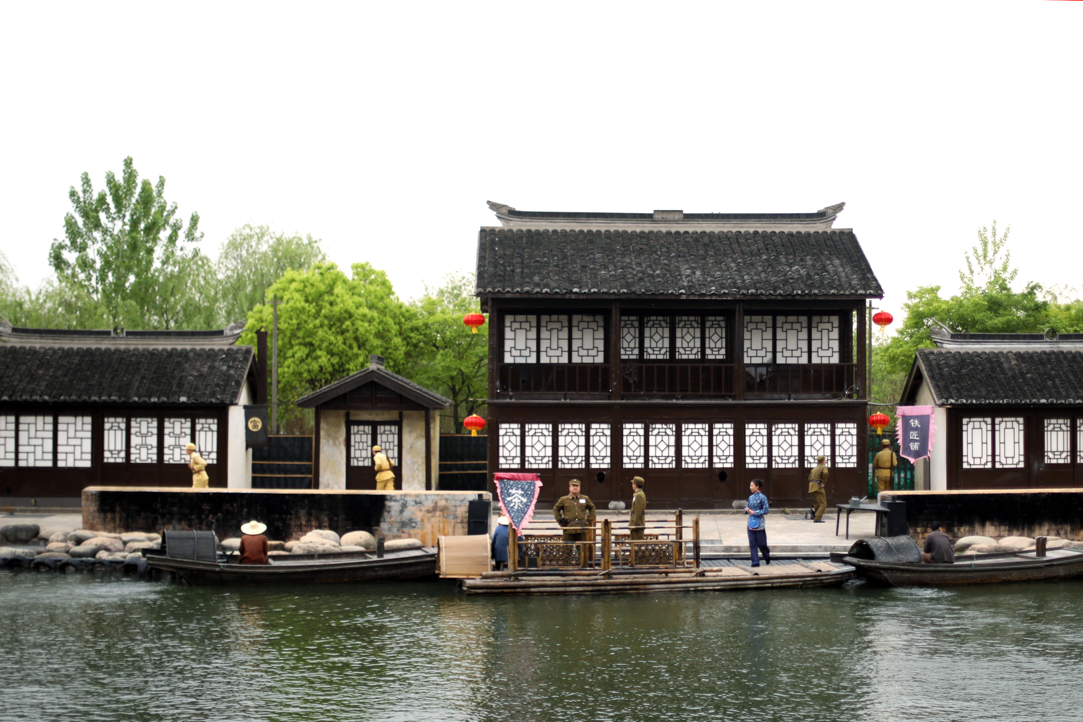 常熟沙家浜一日游结束,常熟水上花田沙家浜