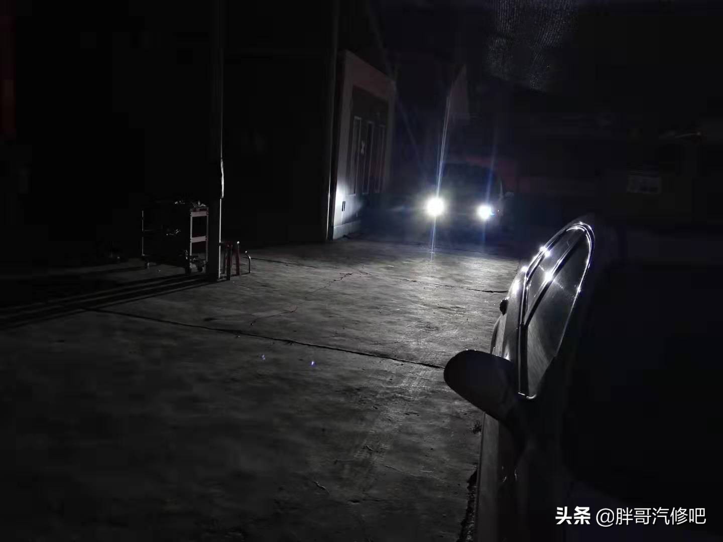 大灯散光不聚光自制透镜,大灯散光且亮度太低