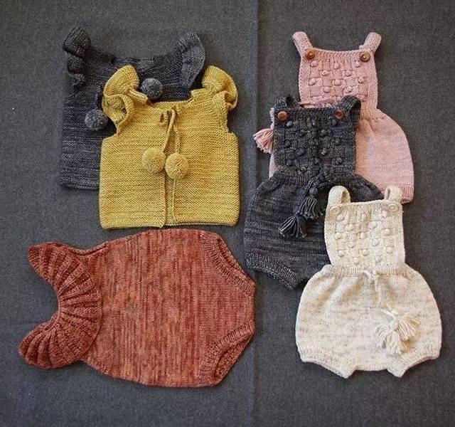 婴儿衣服毛线图案大全,婴儿毛线衣服花样视频