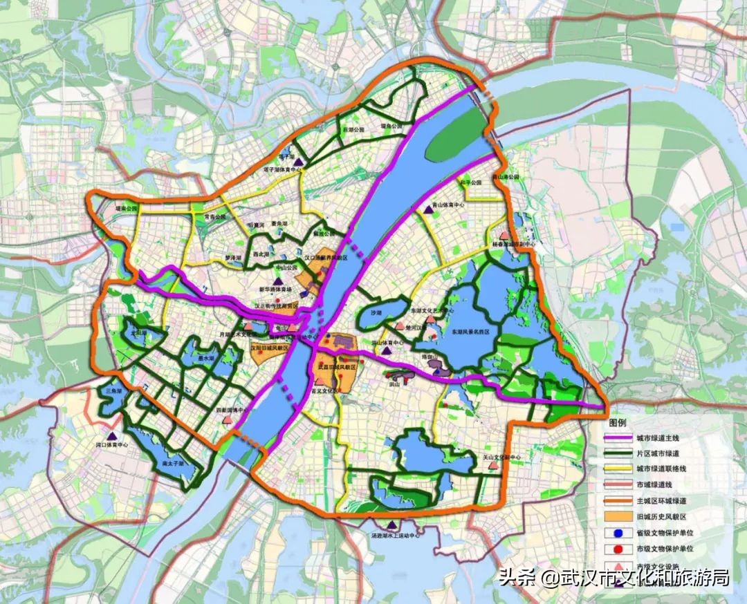 武汉环城绿道,武汉上半年全线贯通的新绿道