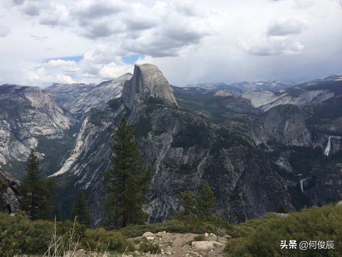 美国优胜美地冰川观景点,优胜美地冰川峰顶