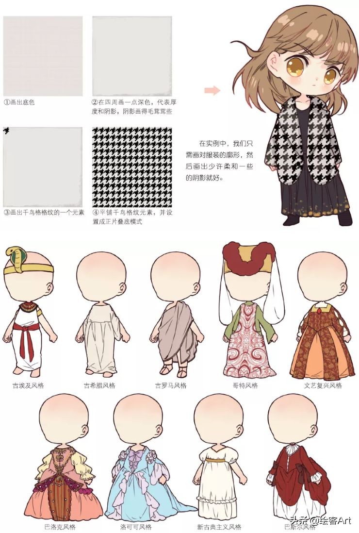 萌值爆表的Q版人物脑袋画法全解析，你确定不来pick一下？