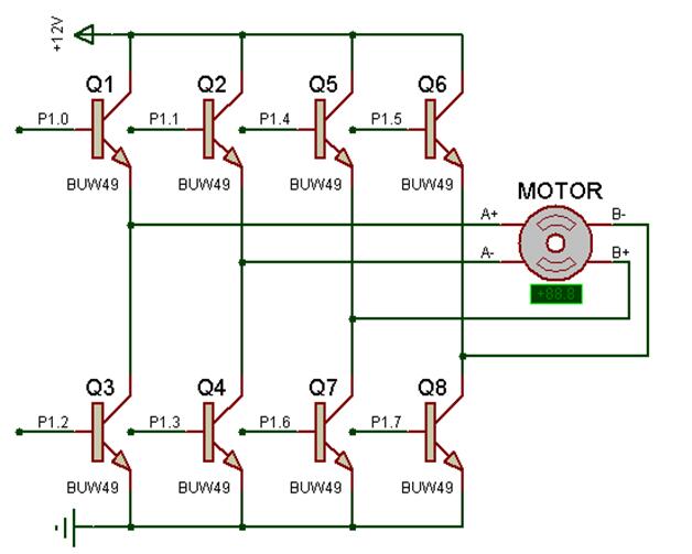 用AT89C52单片机作为控制器,设计简单实用的步进电机控制系统