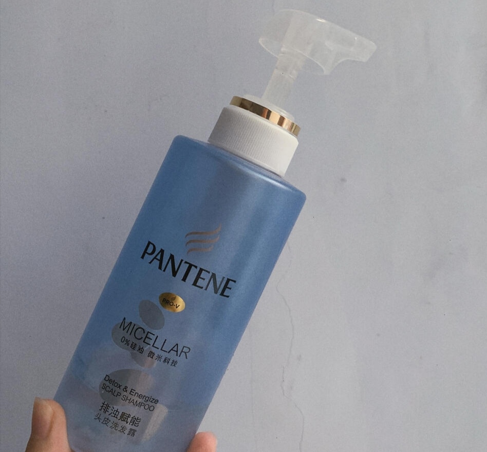 潘婷净油水润0硅油洗发水,潘婷0%净油水润洗发水测评