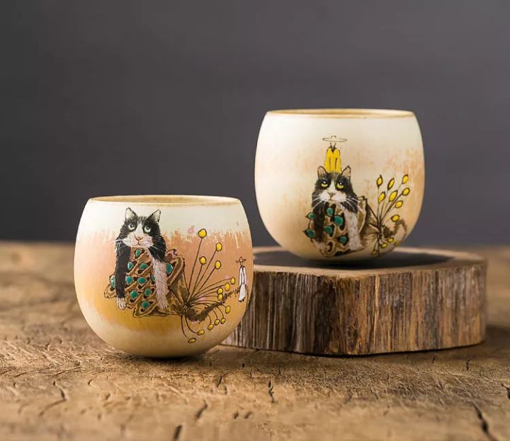 那些颜值逆天的杯子,颜值超赞的冰川纹杯子