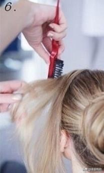 夏天盘发教程中长发减龄蝴蝶结,花苞头盘发的扎法教程儿童