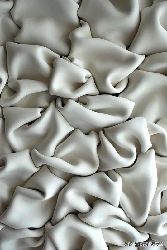 创意面料服装设计案例,服装面料肌理画图教程