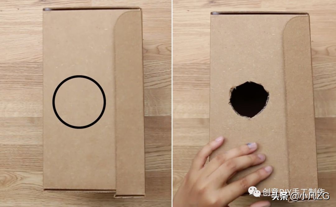 快递盒鞋盒旧物改造,快递盒改造鞋盒