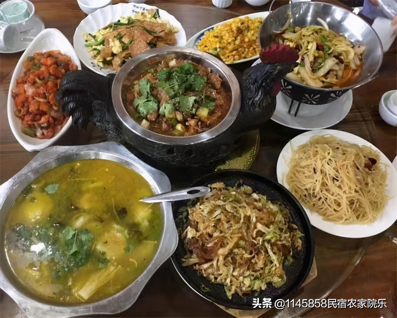 蓟县盘山青岚山庄农家院,享受蓟县农家院的风景