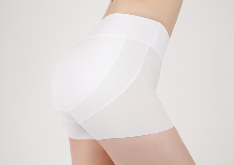 提臀安全裤白色夏天薄款,高腰收腹提臀裤夏季