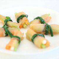 鸡蛋菠菜鳕鱼肠九个月宝宝辅食,宝宝辅食鱼肠蛋卷