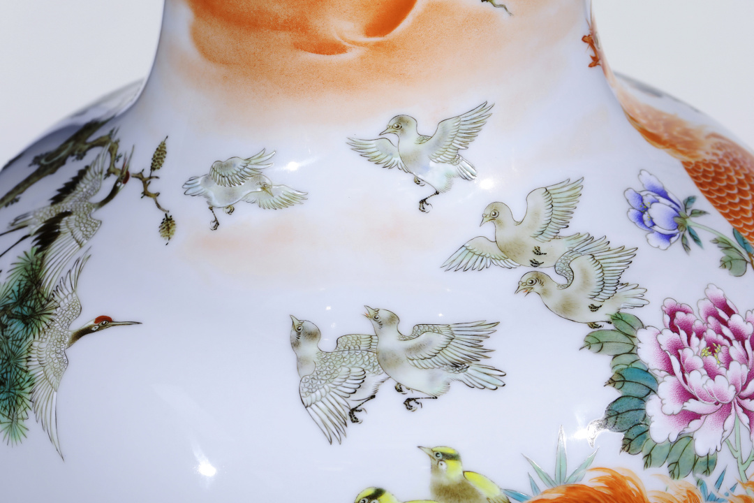 丹凤朝阳百鸟朝凤,丹凤朝阳百鸟争鸣尊价格多少