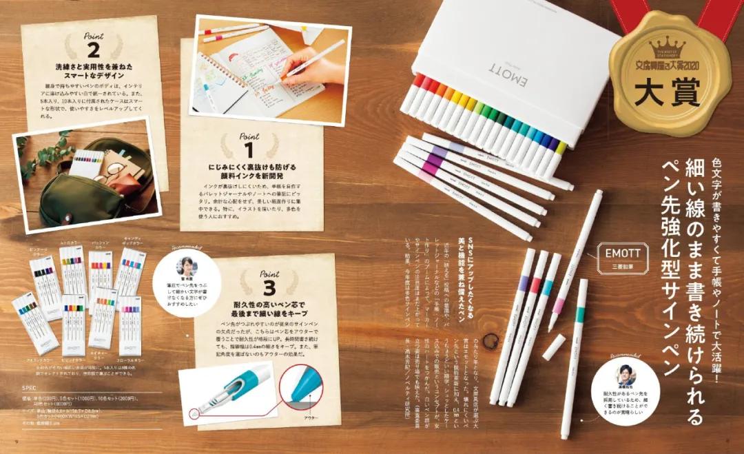 2022年日本文具大赏设计奖,2022日本文具大赏前十名