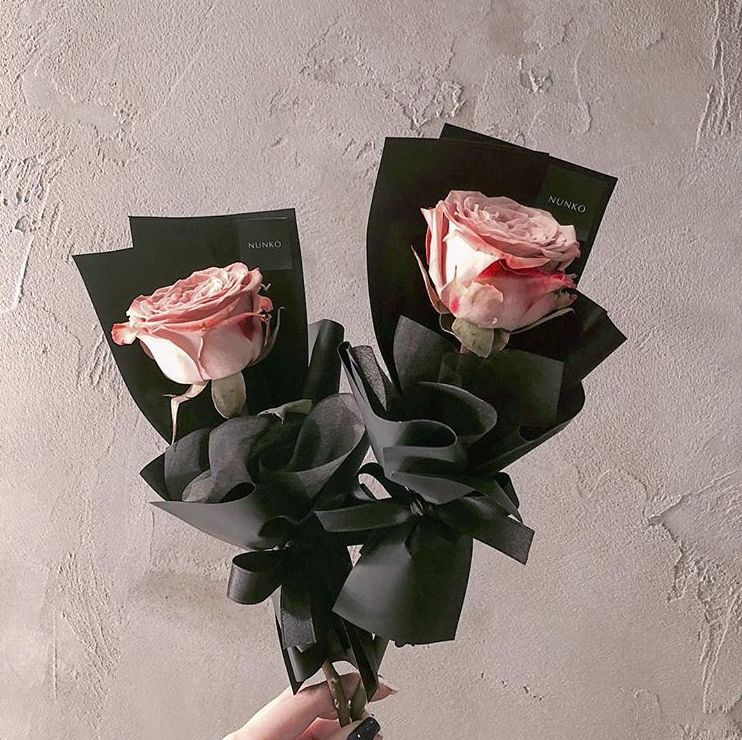 单支花束图片送女朋友,单支玫瑰花束怎么包装赶紧学起来