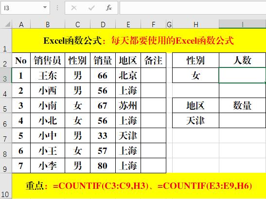 excel函数公式必学必会基础知识,excel新手必学的十大函数公式