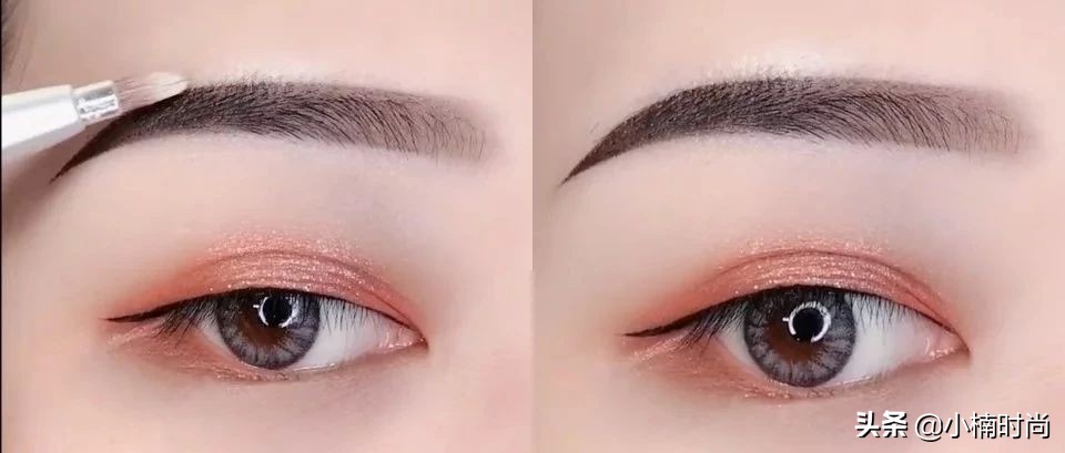 画眉教程新手也能轻松画出自然眉,化妆师画眉快速口诀