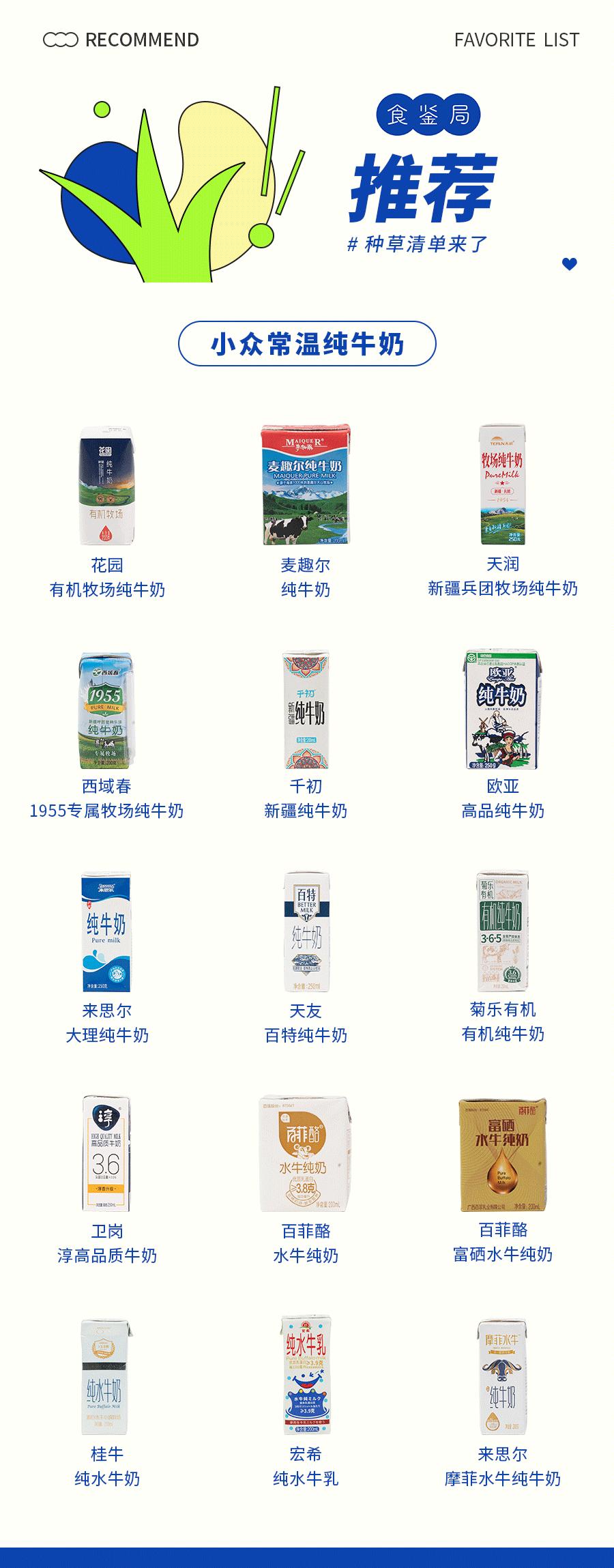 小众牛奶品牌,19年小众牛奶