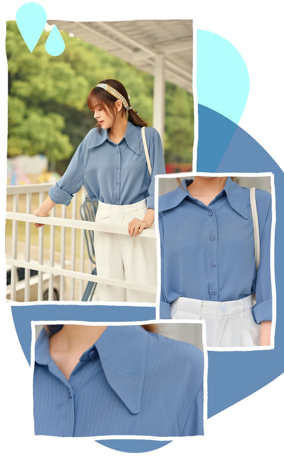 极简小众雪纺衫,有没有特别适合学生党的雪纺衫