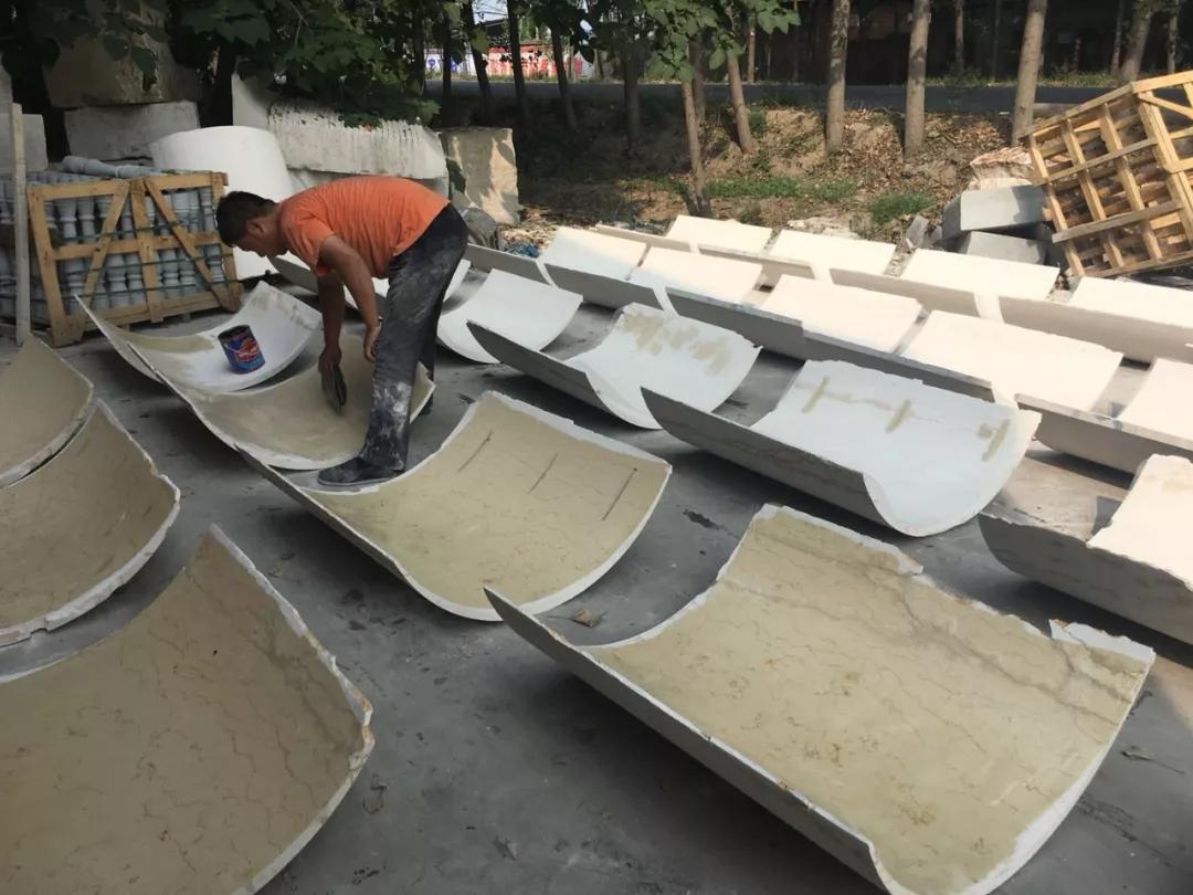 石材圆弧板下料技巧,弧形板石材平方怎么算