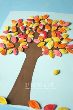 儿童手工五谷杂粮拼画,手工拼贴画教程简单又漂亮