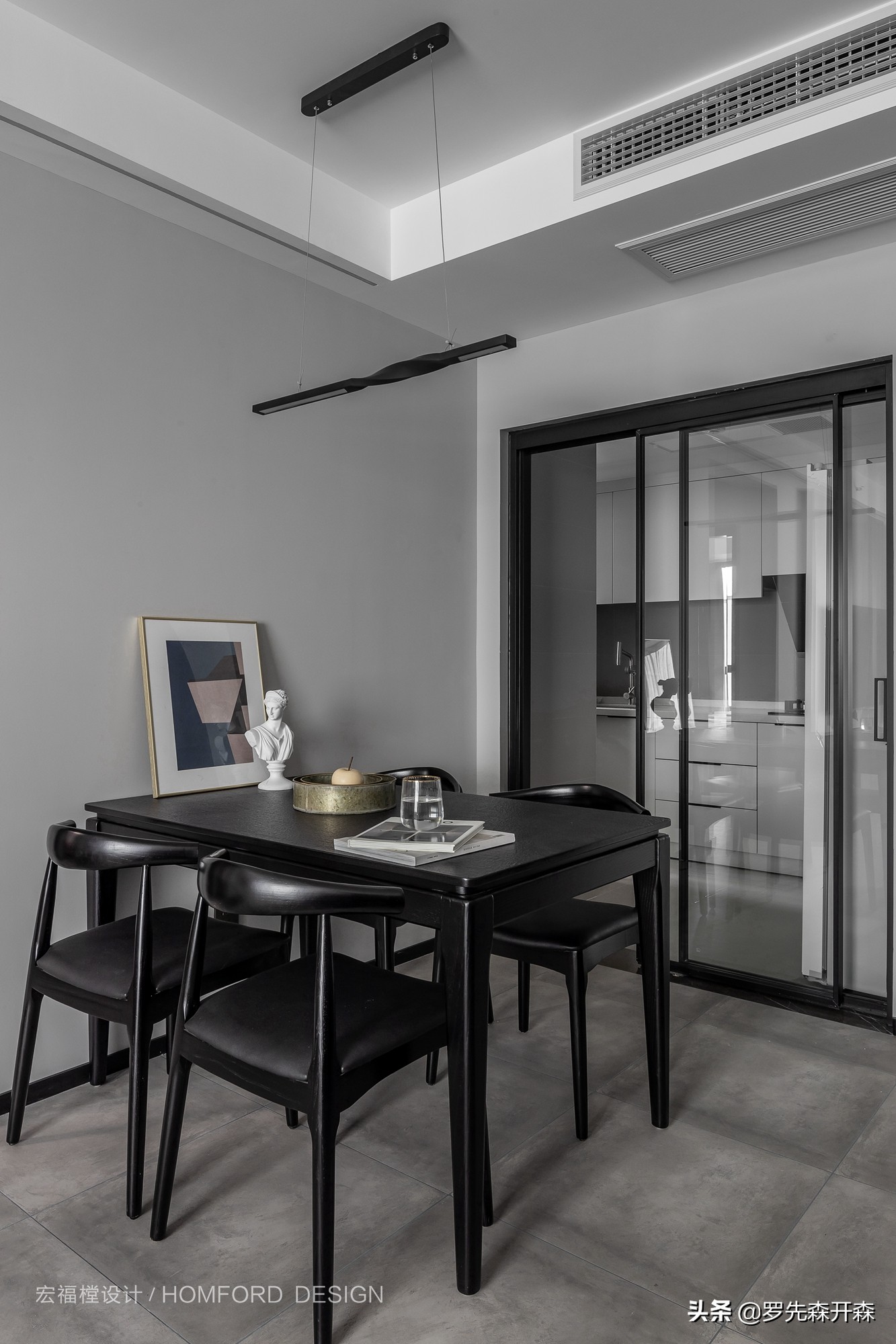 成都.柒公馆·92㎡现代简约住宅设计；营造出恰到好处的温馨感